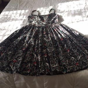 Pinup Couture Spanish Fans Print Jenny Dress